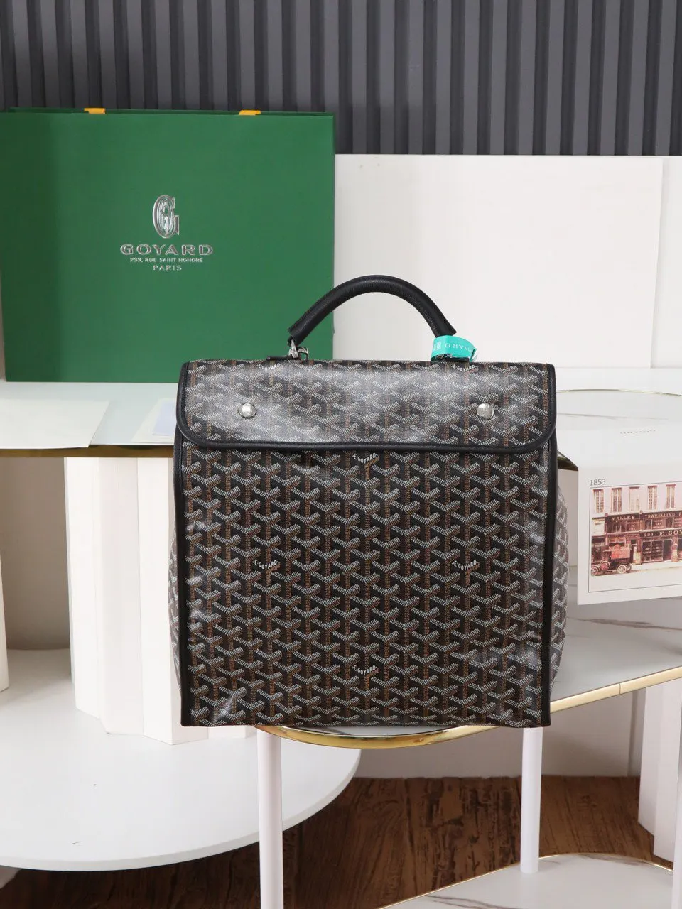 Goyard Black Backpack