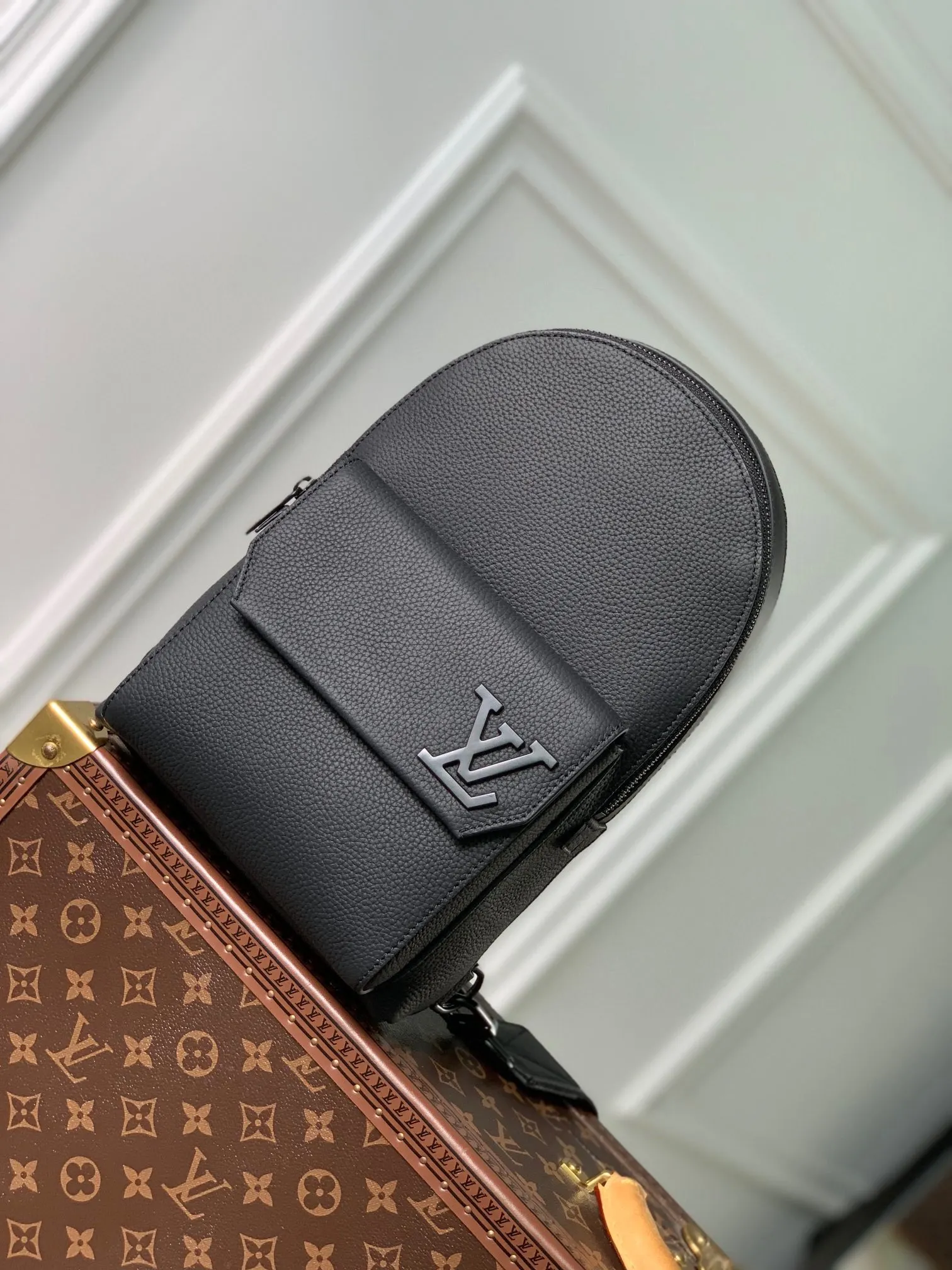 LV 牛皮 雙肩包 实用雙肩款