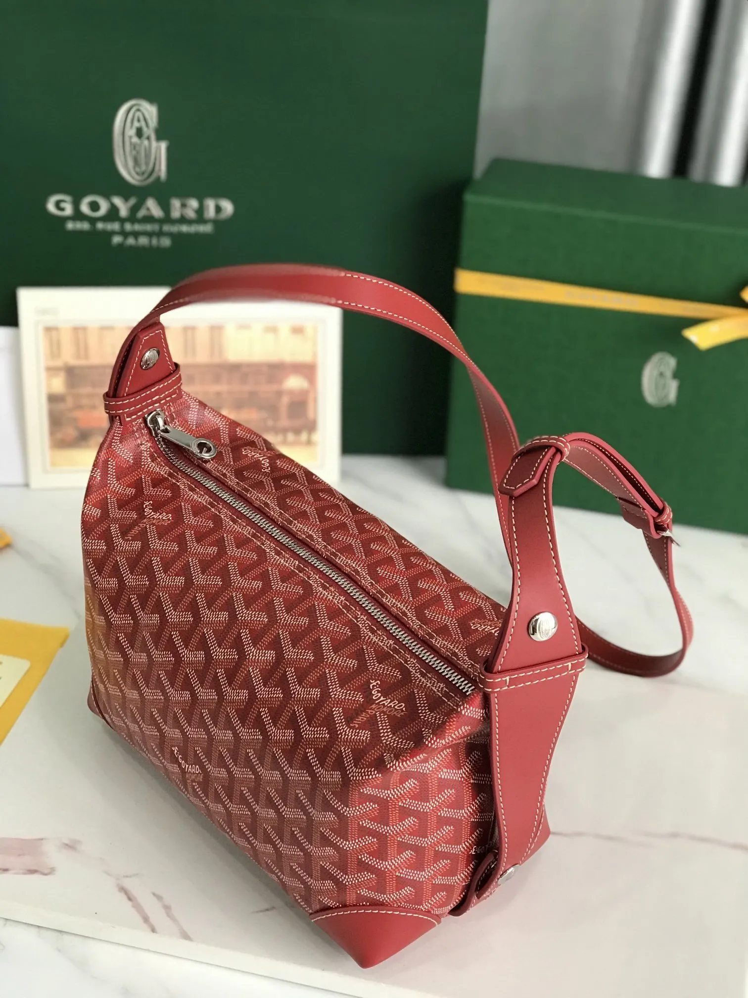 Goyard 戈雅 化妝包Boeing 化妝包收納袋 内里有 手拿包 精致手拿款