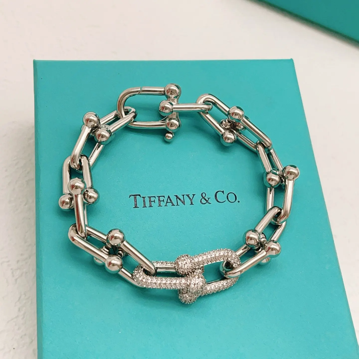 Tiffany 銀色 手链 日常叠戴款