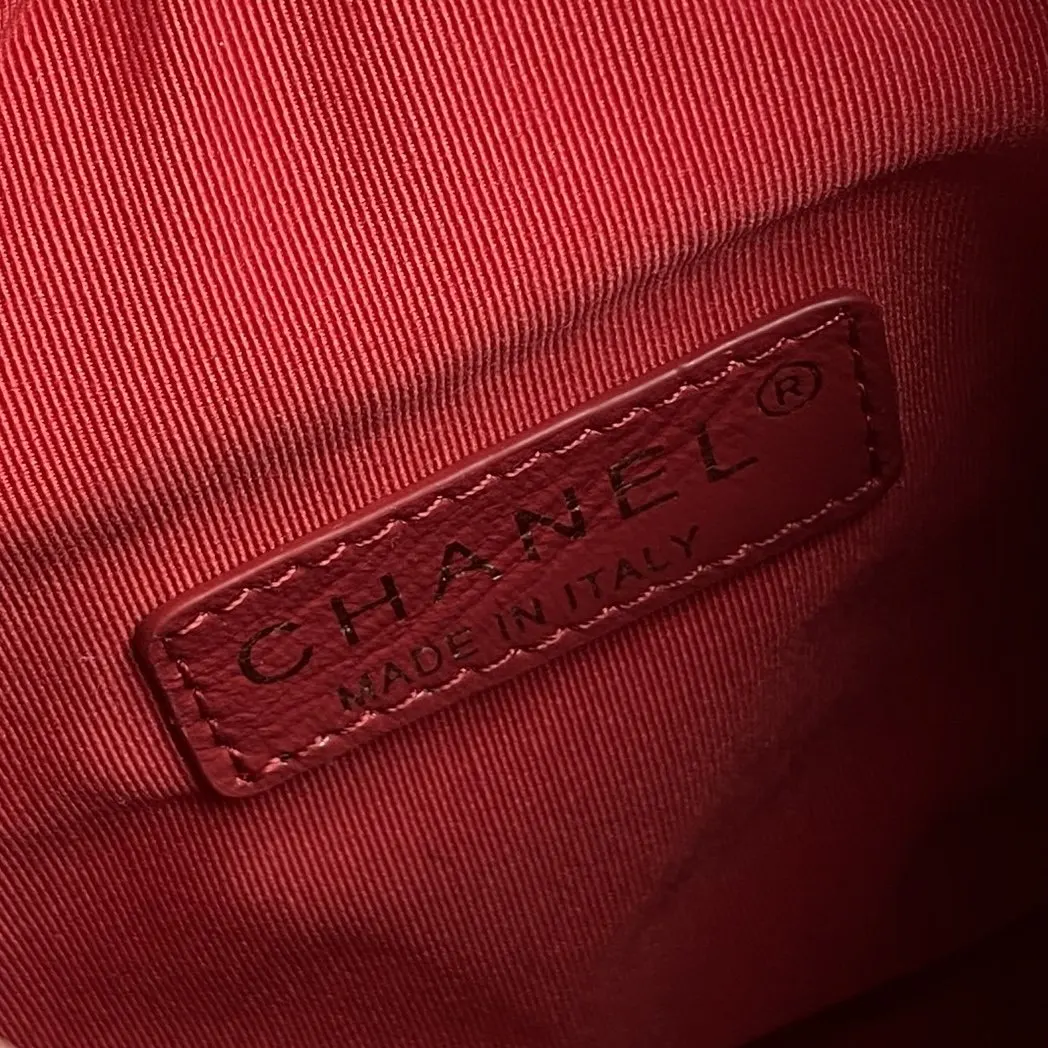 金色 小牛皮 Chane 相机包 高 链条包 精致链条款