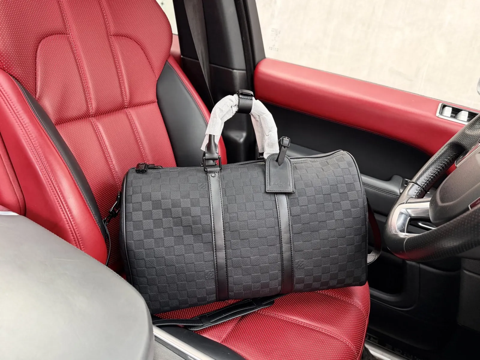 LV Keepall 黑色 牛皮 旅行袋 大容量旅行款