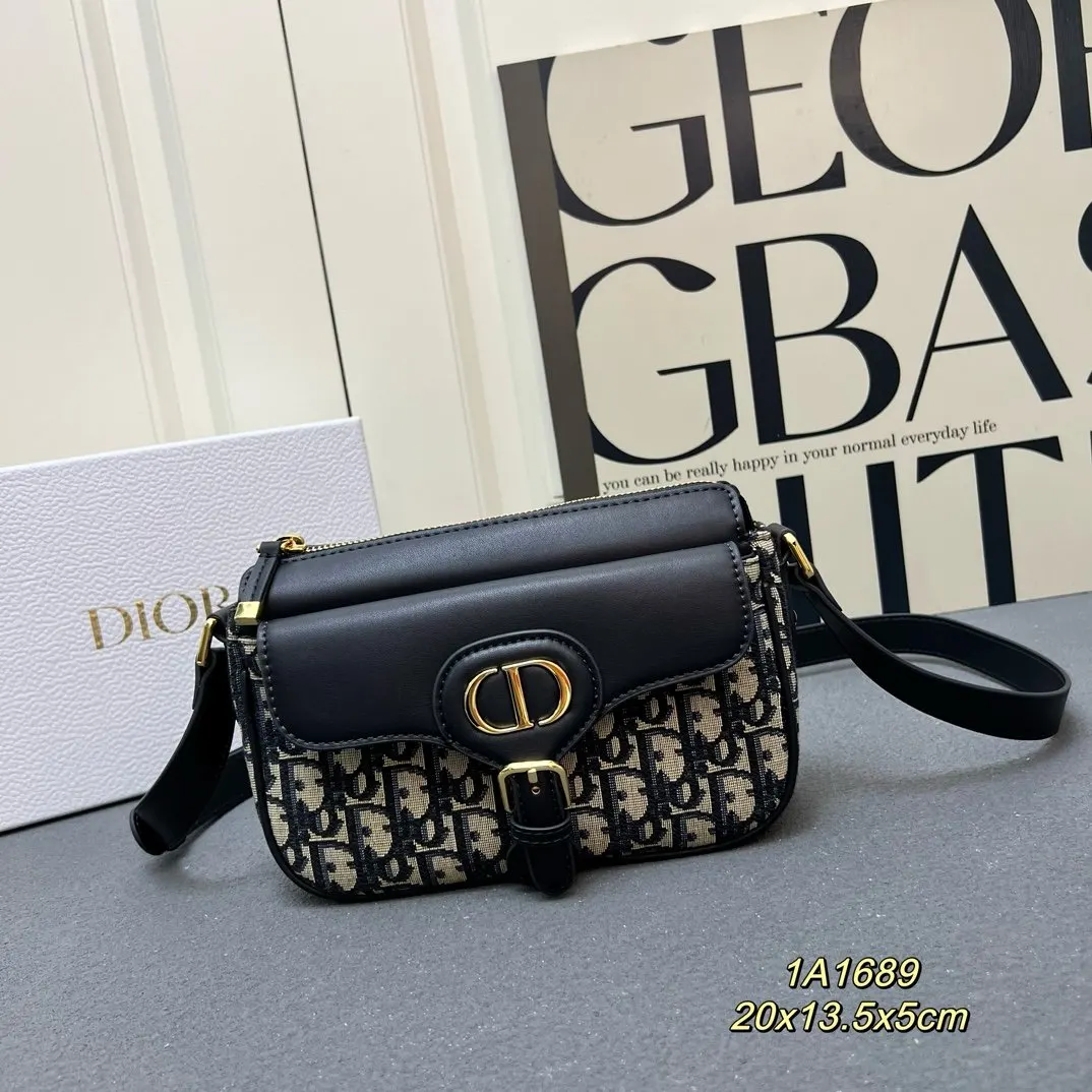 Dior Oblique Oblique老花牛皮手袋 手提斜挎款