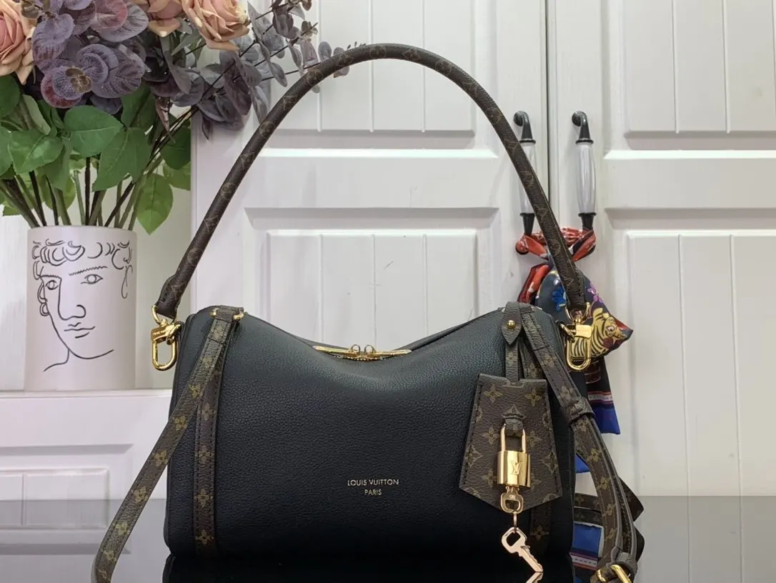 LV Keepall 黑色 牛皮 旅行包 大容量旅行款