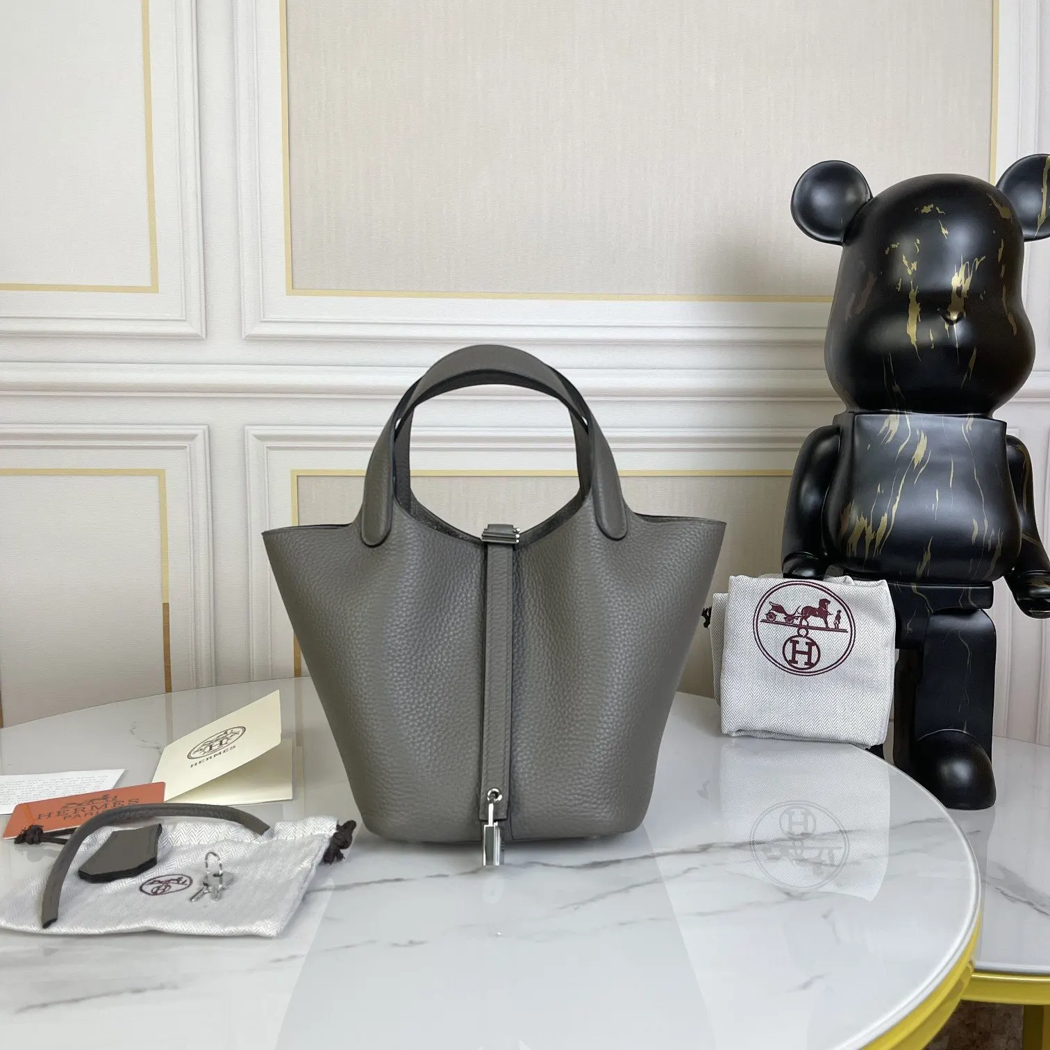 Hermes Picotin Togo牛皮 水桶包 18cm 經典款