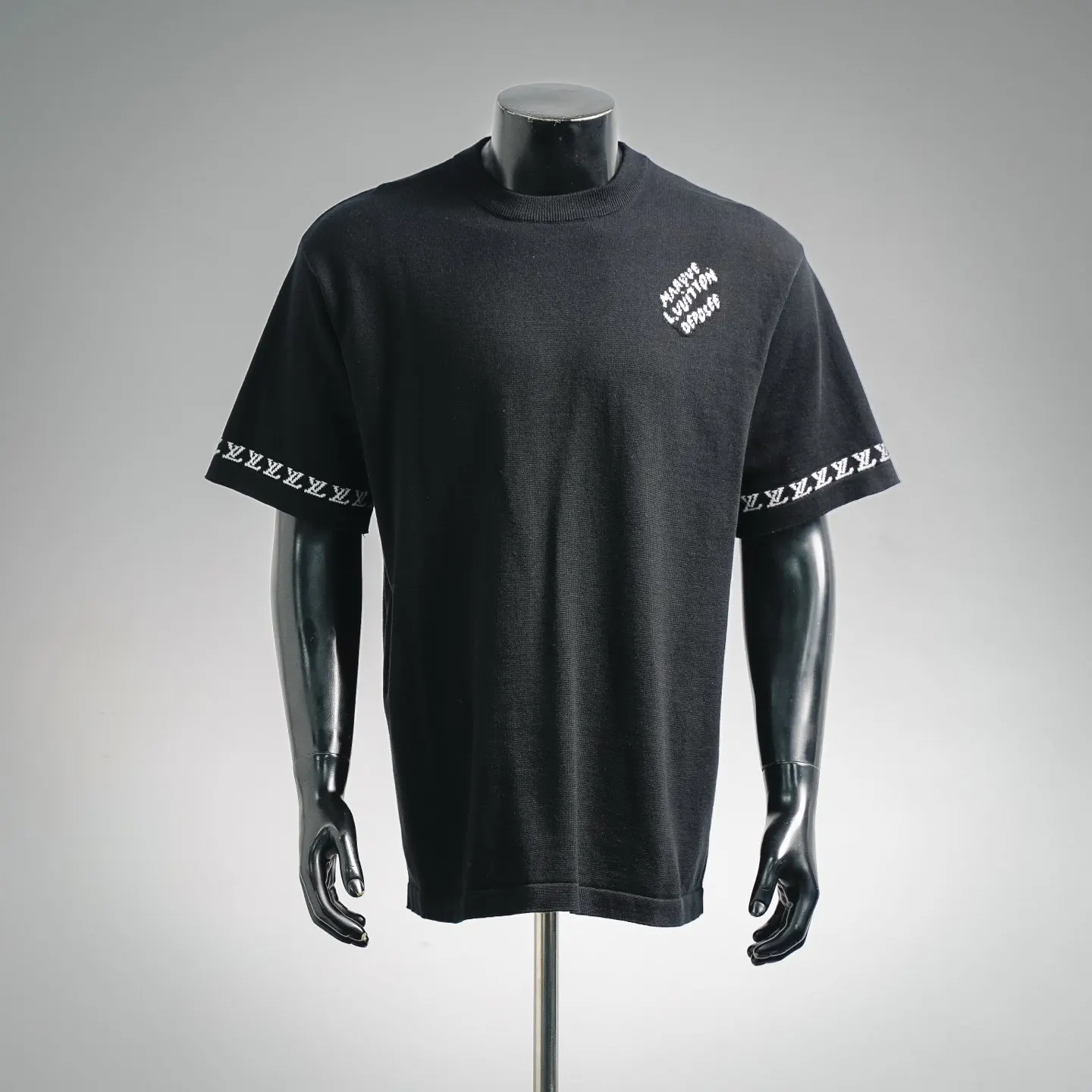 LV Logo Letter Knitwear Textured Knit Style