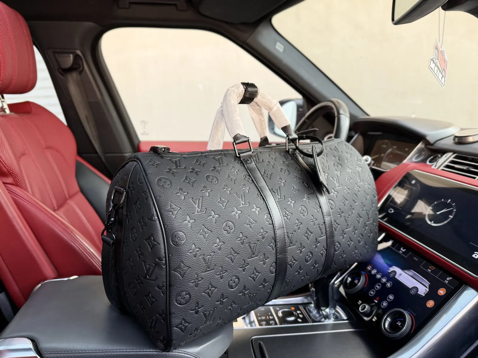 LV Keepall 黑色 老花 牛皮 旅行袋 大容量旅行款