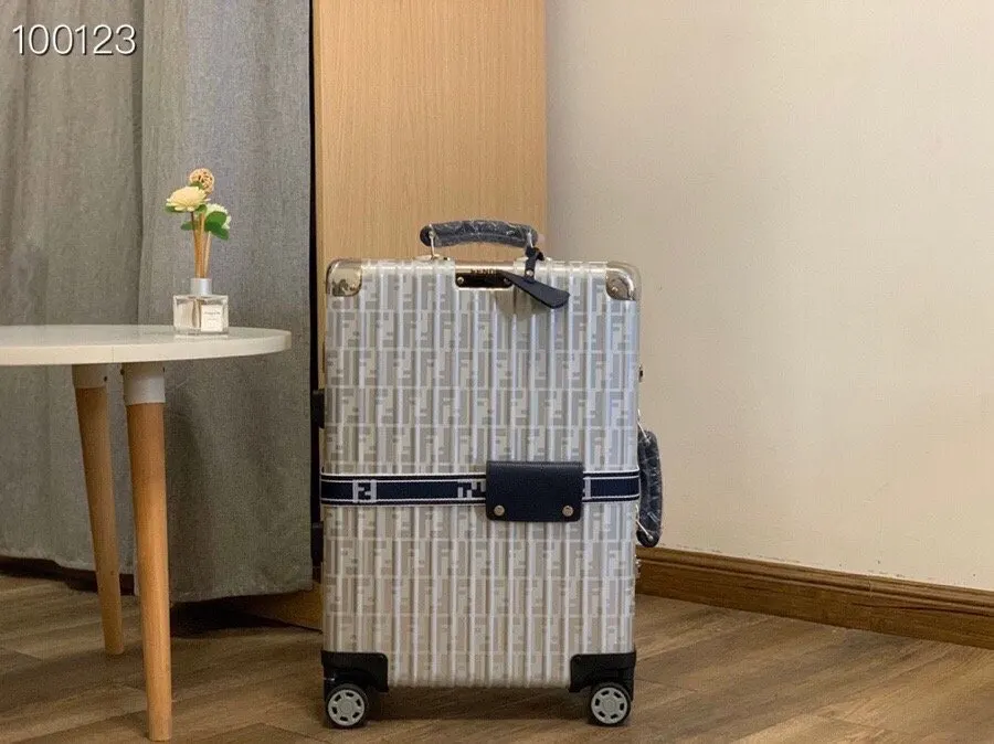 Black Blue Carry-On Suitcase Travel Lightweight