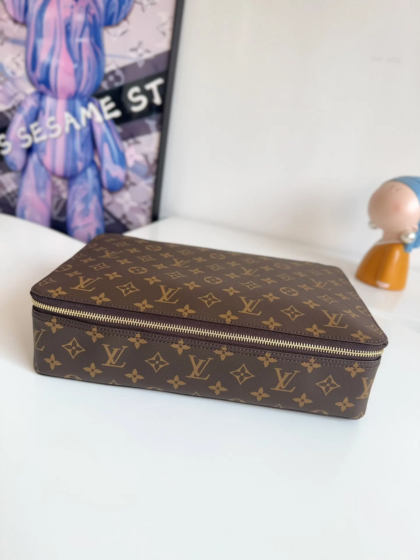 LV 老花 牛皮 行李箱 旅行拉杆款 輕便出行款