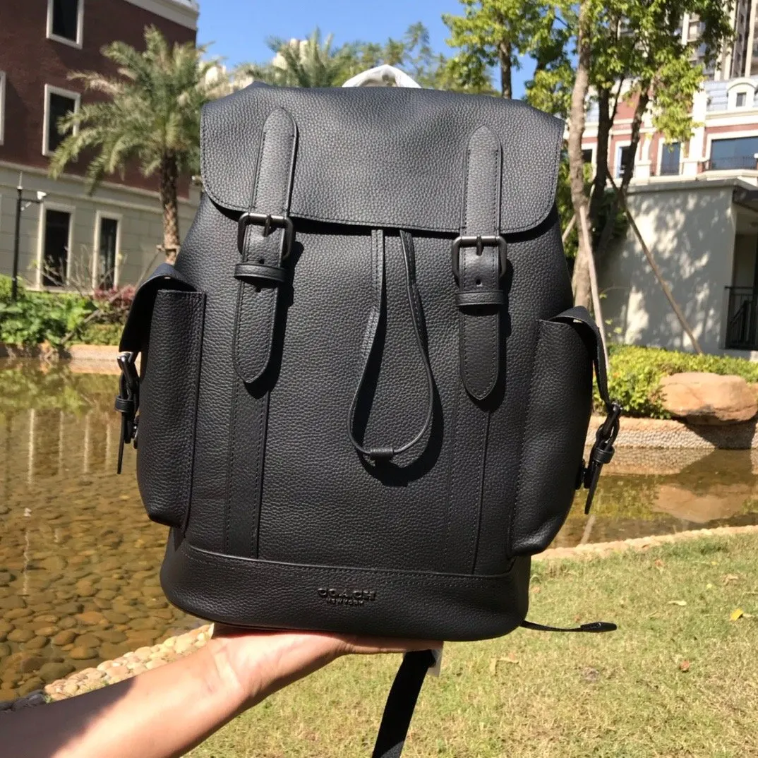 Coach 牛皮 厂价 雙肩包 男 旅行袋 大容量旅行款