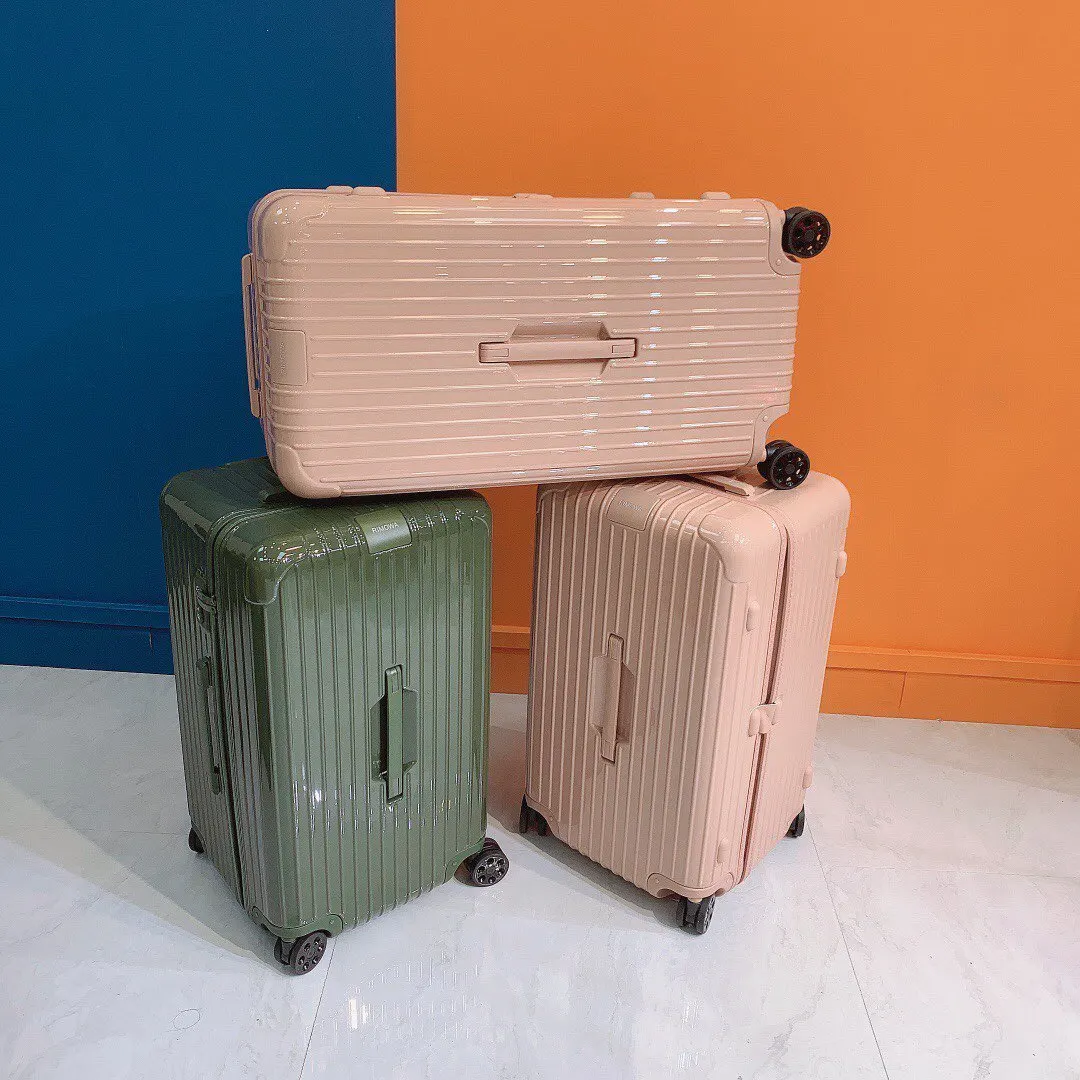 Black White Suitcase Travel Lightweight