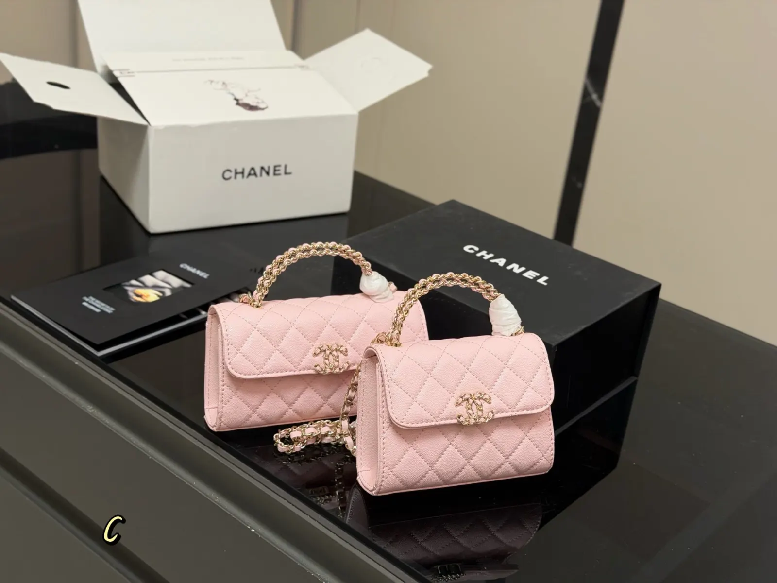 CHANEL Kelly 牛皮 手提包 通勤手提款