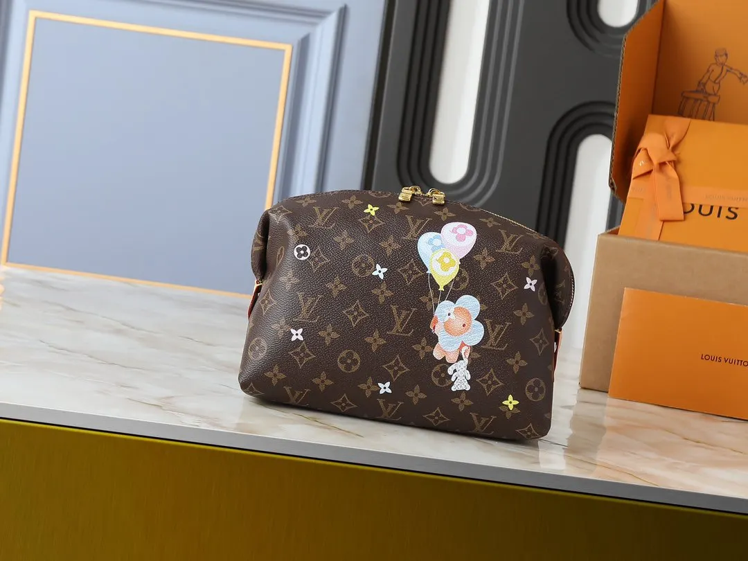 Louis Vuitton Cosmetic Pouch Leather