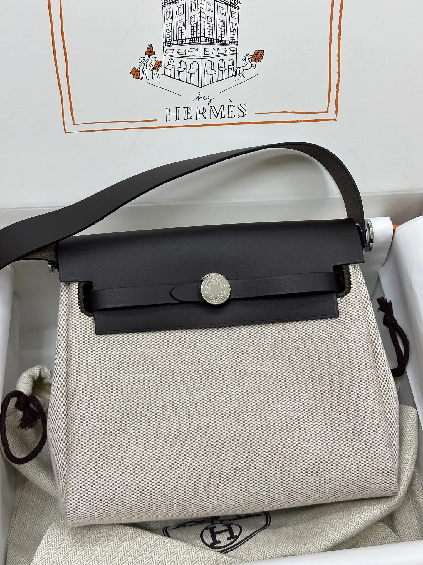 Hermes Herbag 雙肩包 轻便通勤款