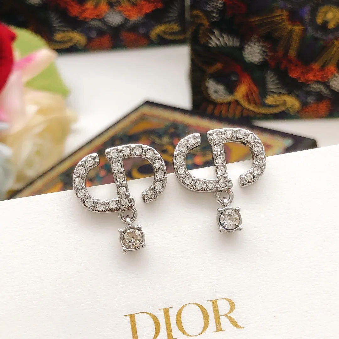 Dior 花朵水晶发夹套裝 精緻配飾款