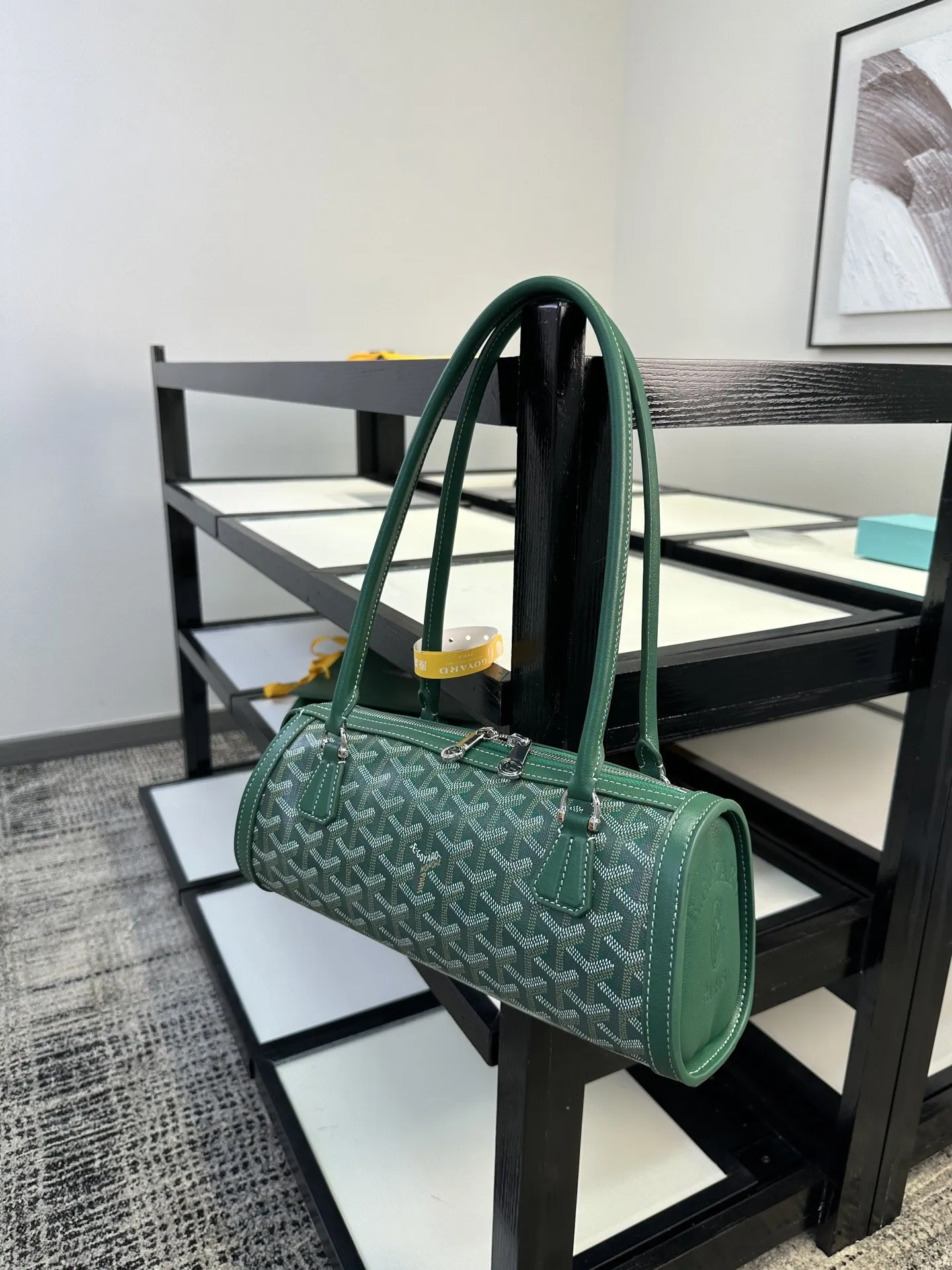 Goyard 绿色 手提随性 腋下时髦 轻松适 通勤约会各种场合 腋下包 复古腋下背款