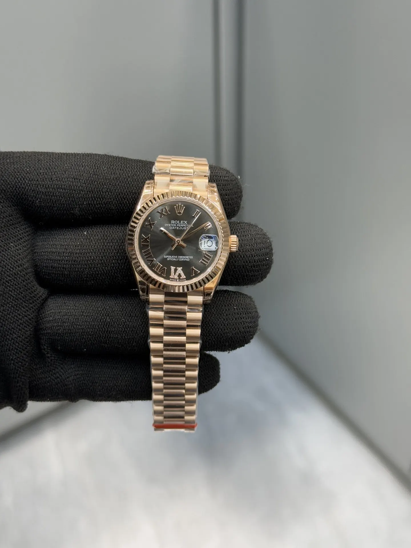 Rolex 玫瑰金 劳力士 日志型系列腕表 机械机芯 手錶 經典腕表款
