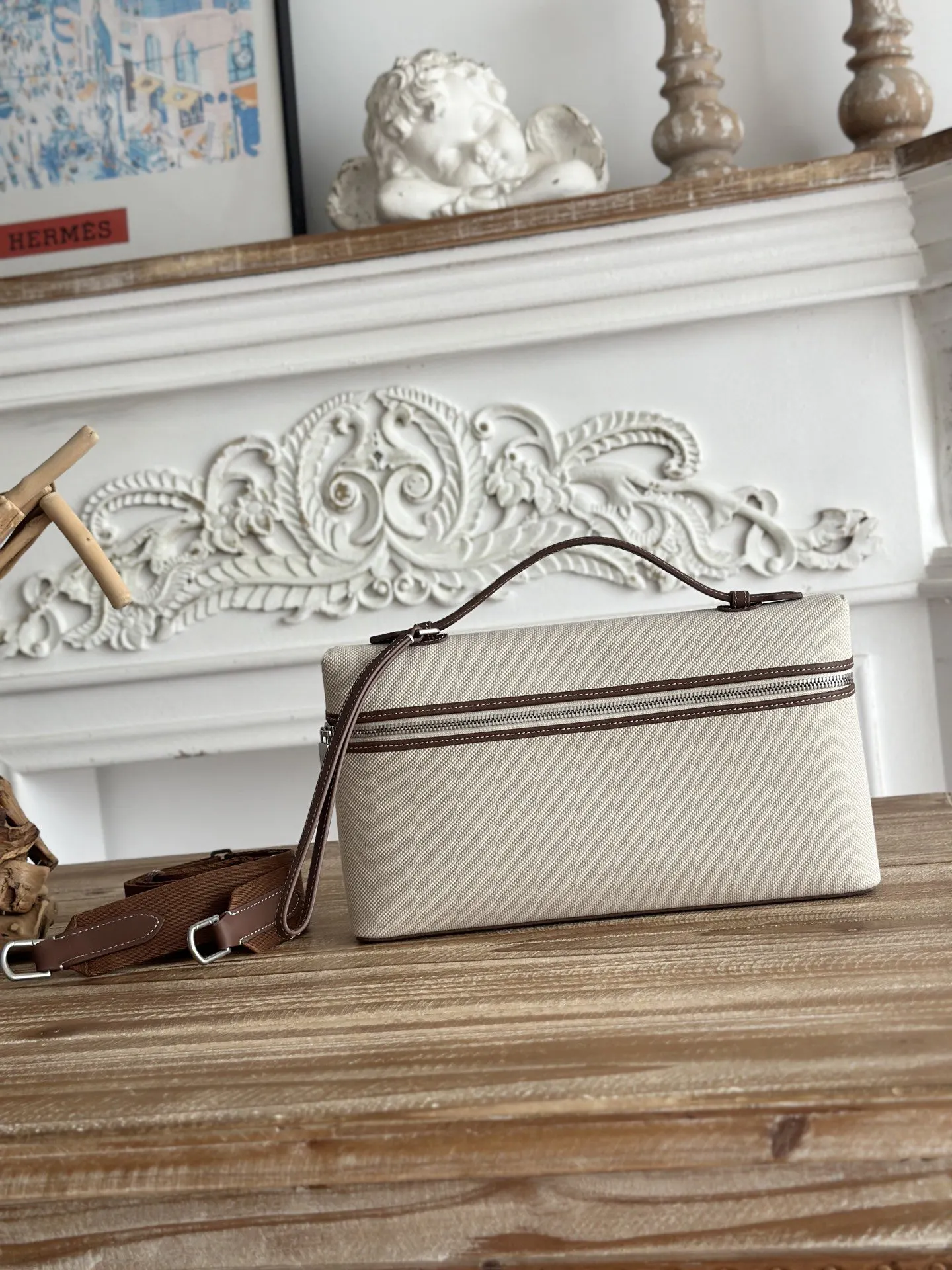 黑色 牛皮 Loro piana 诺悠翩雅 Extra Po