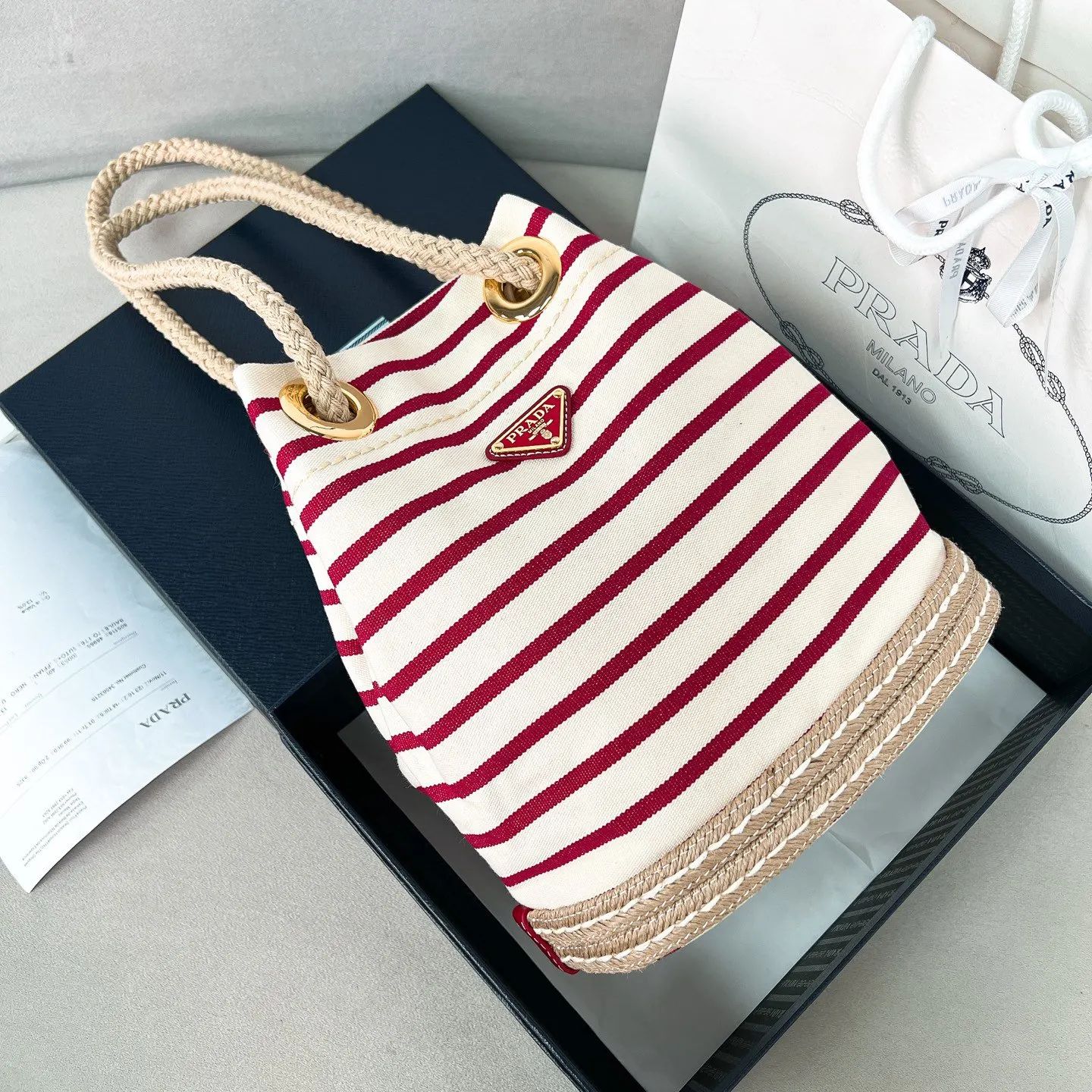 Gold Bucket Bag Casual Canvas