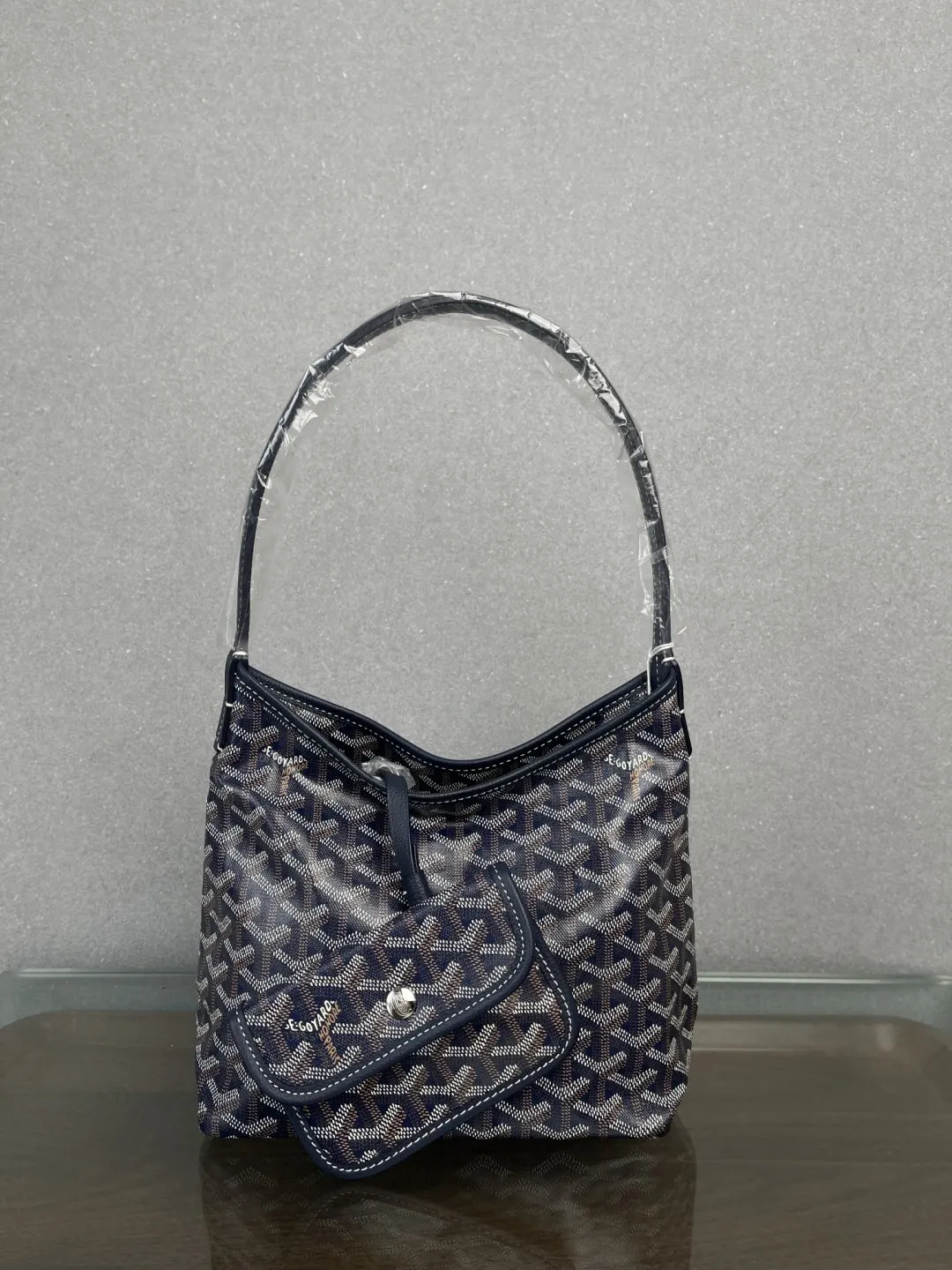 Goyard Hobo 藍色 深藍 腋下包 復古腋下背款