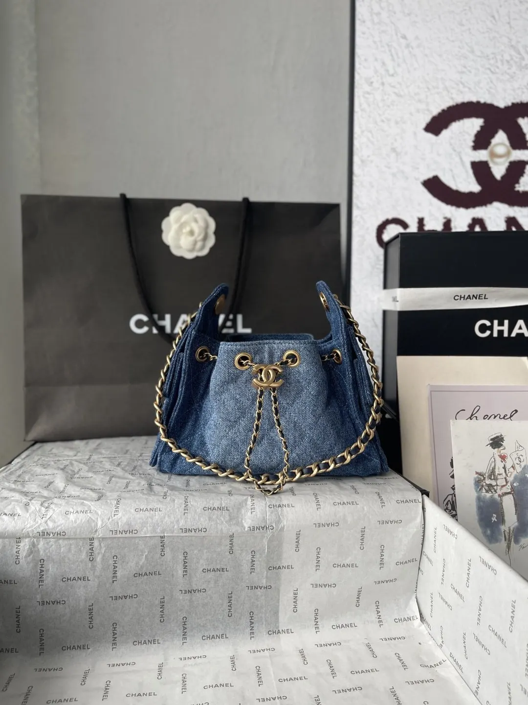 Gold Hobo Shoulder Bag Vintage
