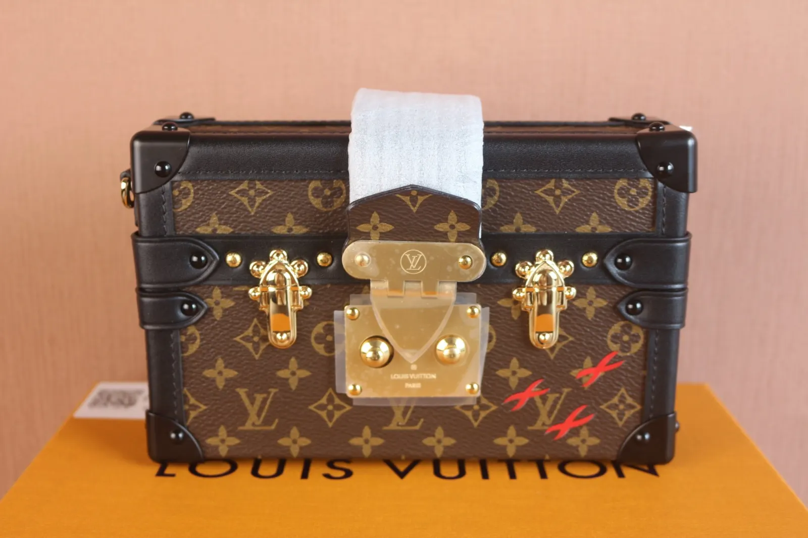 LV 牛皮 手拿包 精致手拿款
