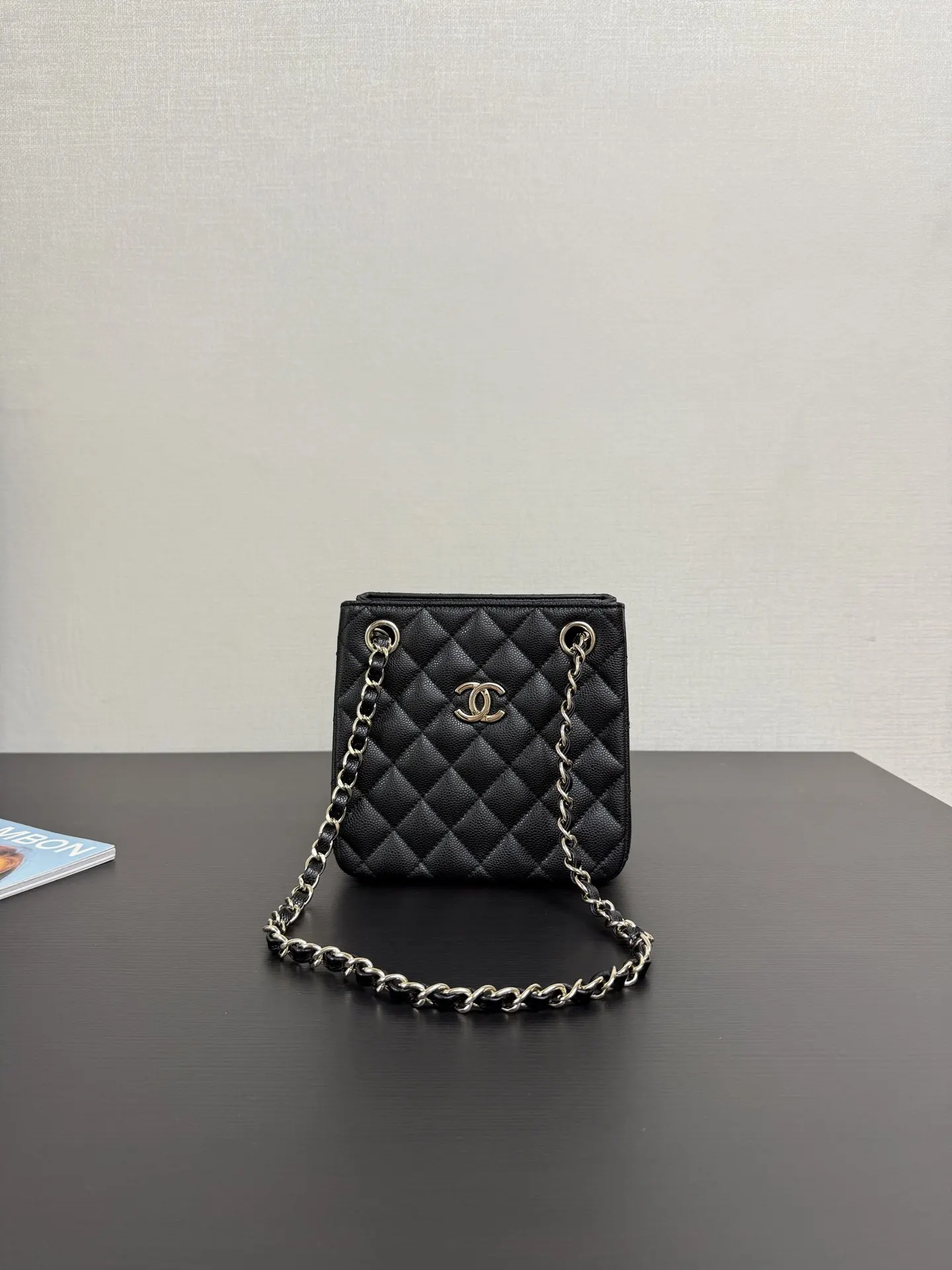 牛皮 批 mini tote 黑金荔 托特包 大容量托特款