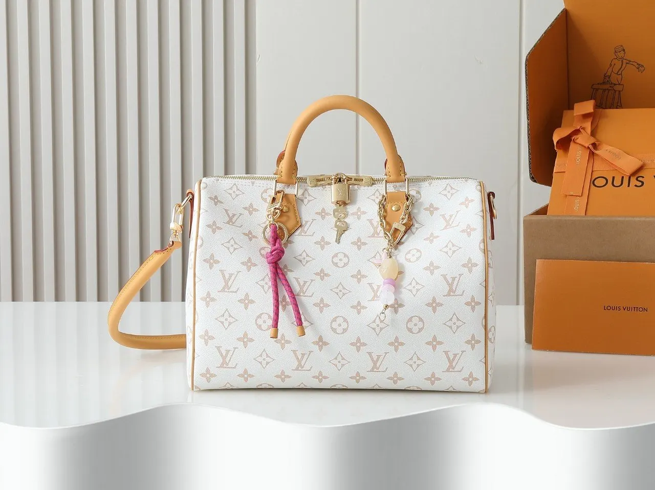 LV Speedy 牛皮 收納包 旅行收納款