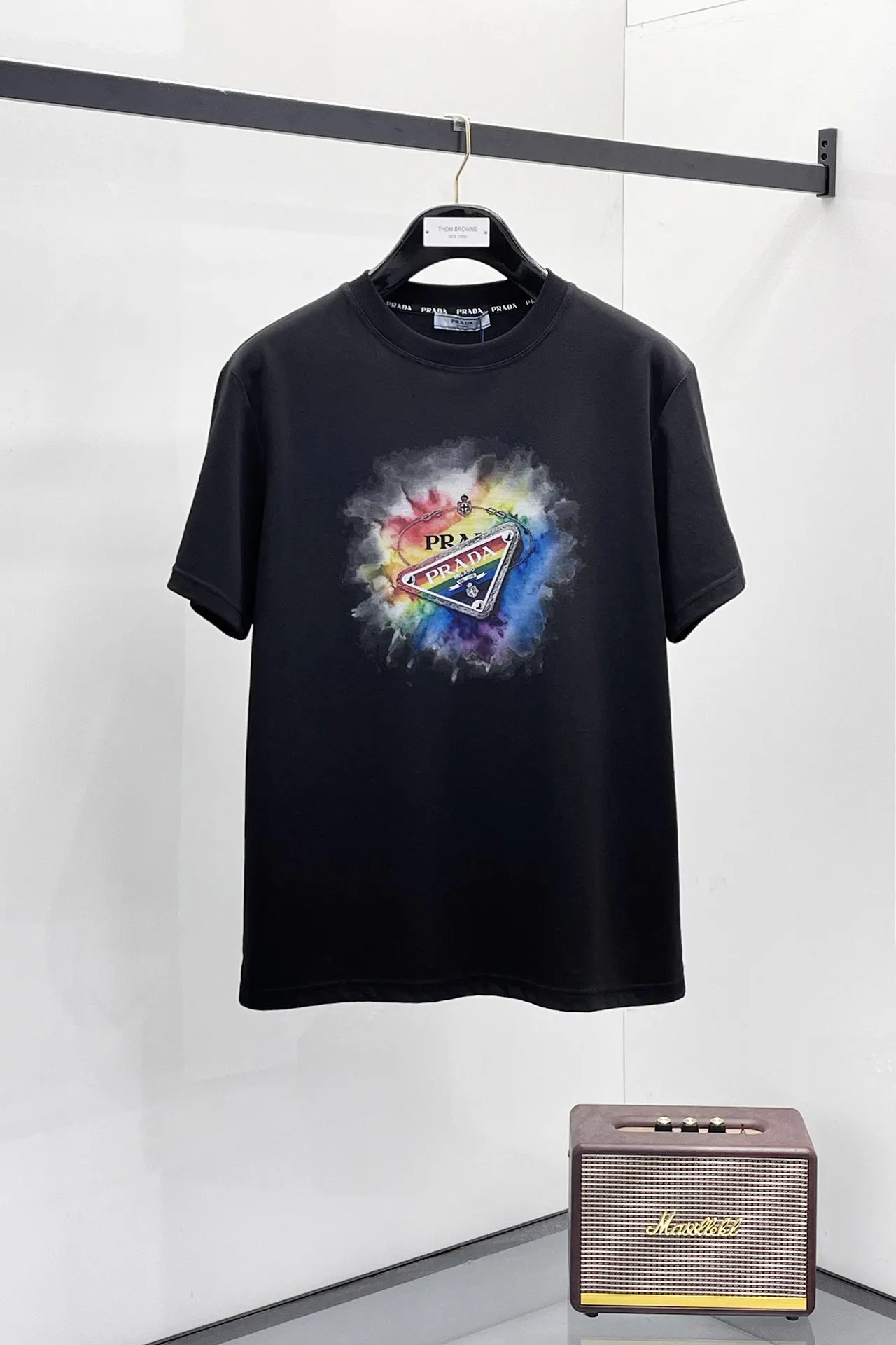 PRADA 马 贺岁 棉质 Logo 短袖T恤 休閒百搭款