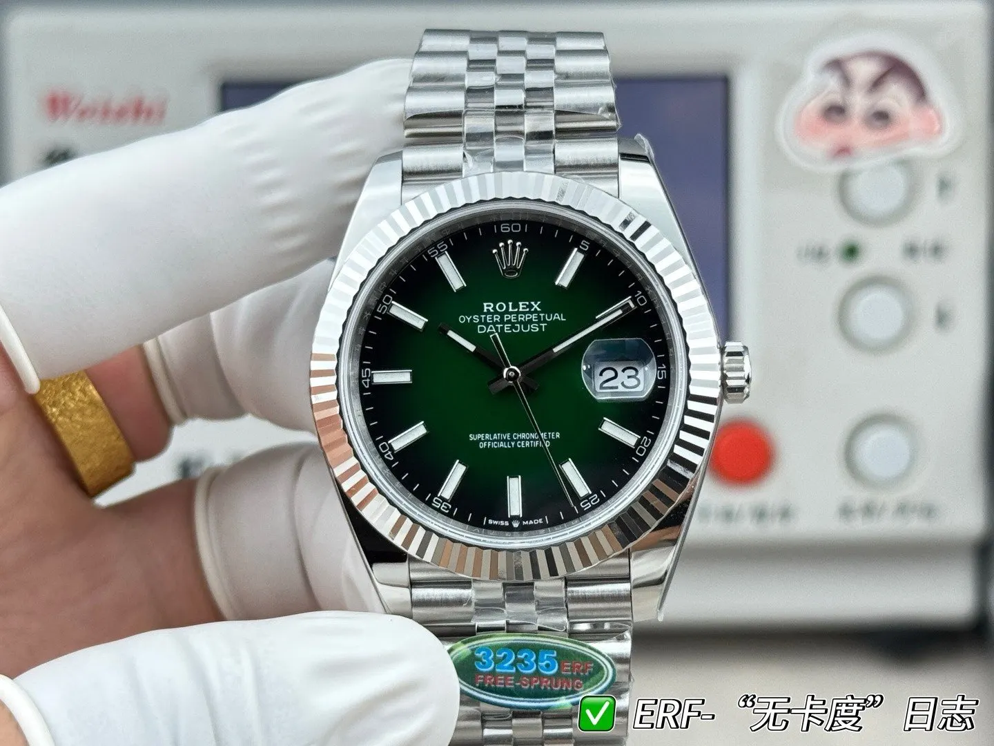 Rolex 藍色 盒 顺丰包邮 劳力士日志 型DA 手錶 經典腕表款