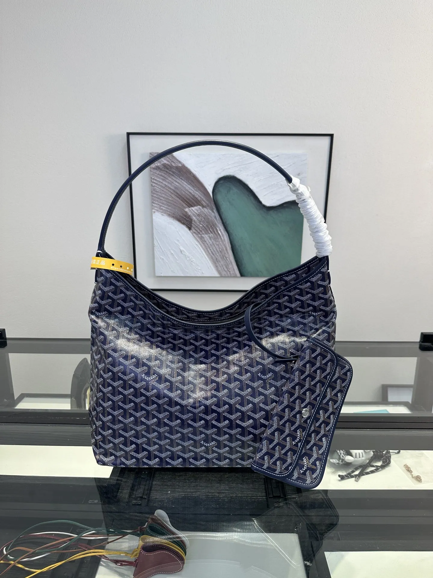 Goyard Hobo 戈雅 狗牙 腋下包 宝蓝 四季衣橱的 隐 复古腋下背款