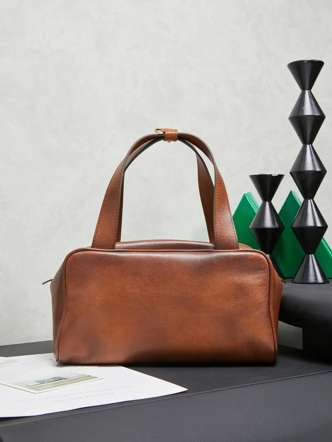 Hobo Shoulder Bag Vintage Leather