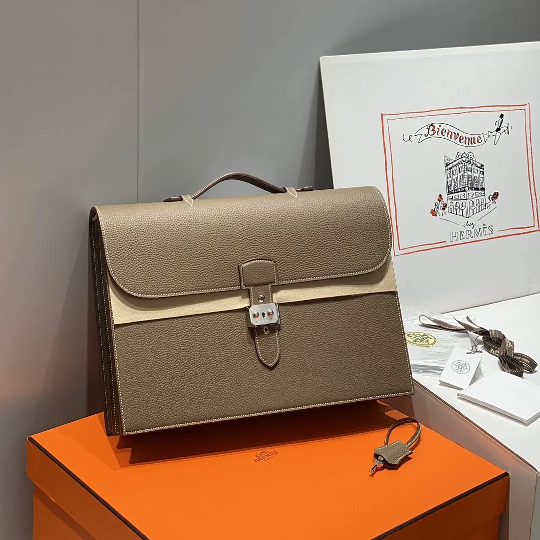 Briefcase Business Commuter Leather