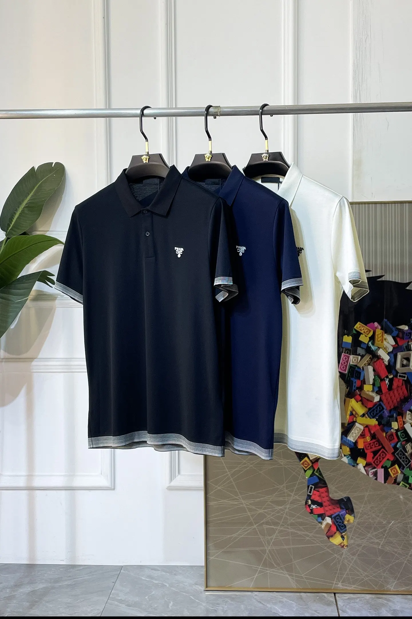 PRADA 棉质 Logo Polo衫 休閒百搭款