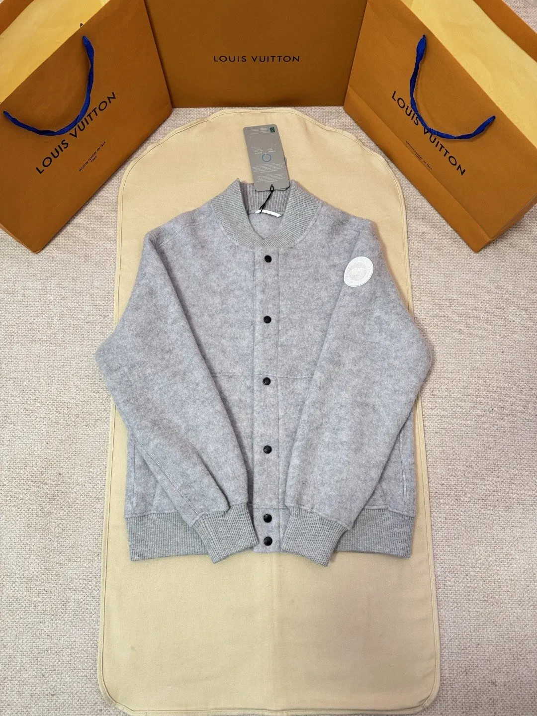 Canada Goose 灰色 羊毛 徽章 外套 通勤休闲款