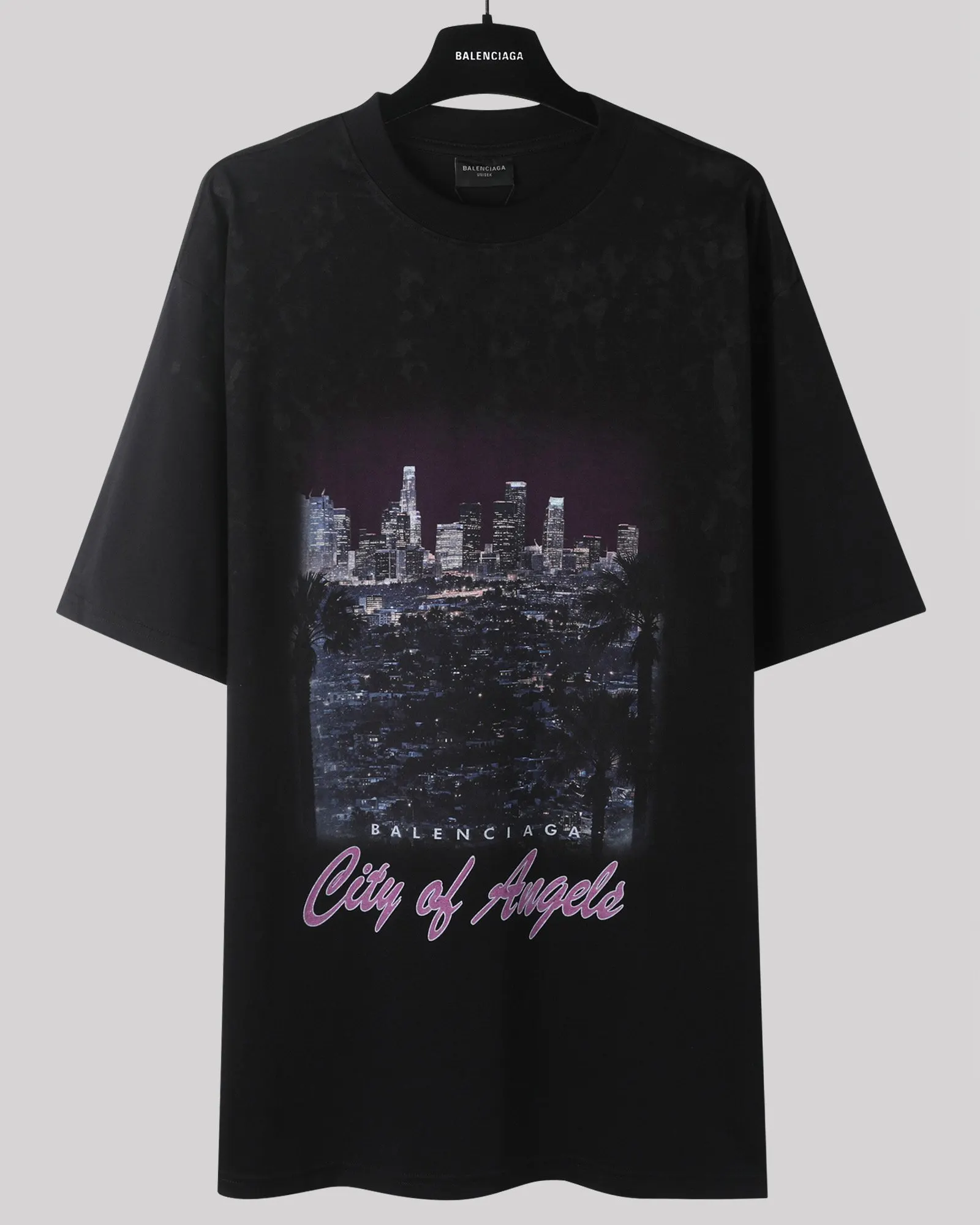 Balenciaga Logo Short Sleeve T-Shirt Street Casual