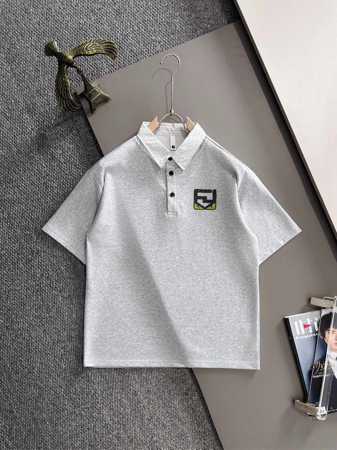 Fendi Embroidery Cotton Knitwear Textured Knit Image 1 Fendi Embroidery Cotton Knitwear Textured Knit Image 1