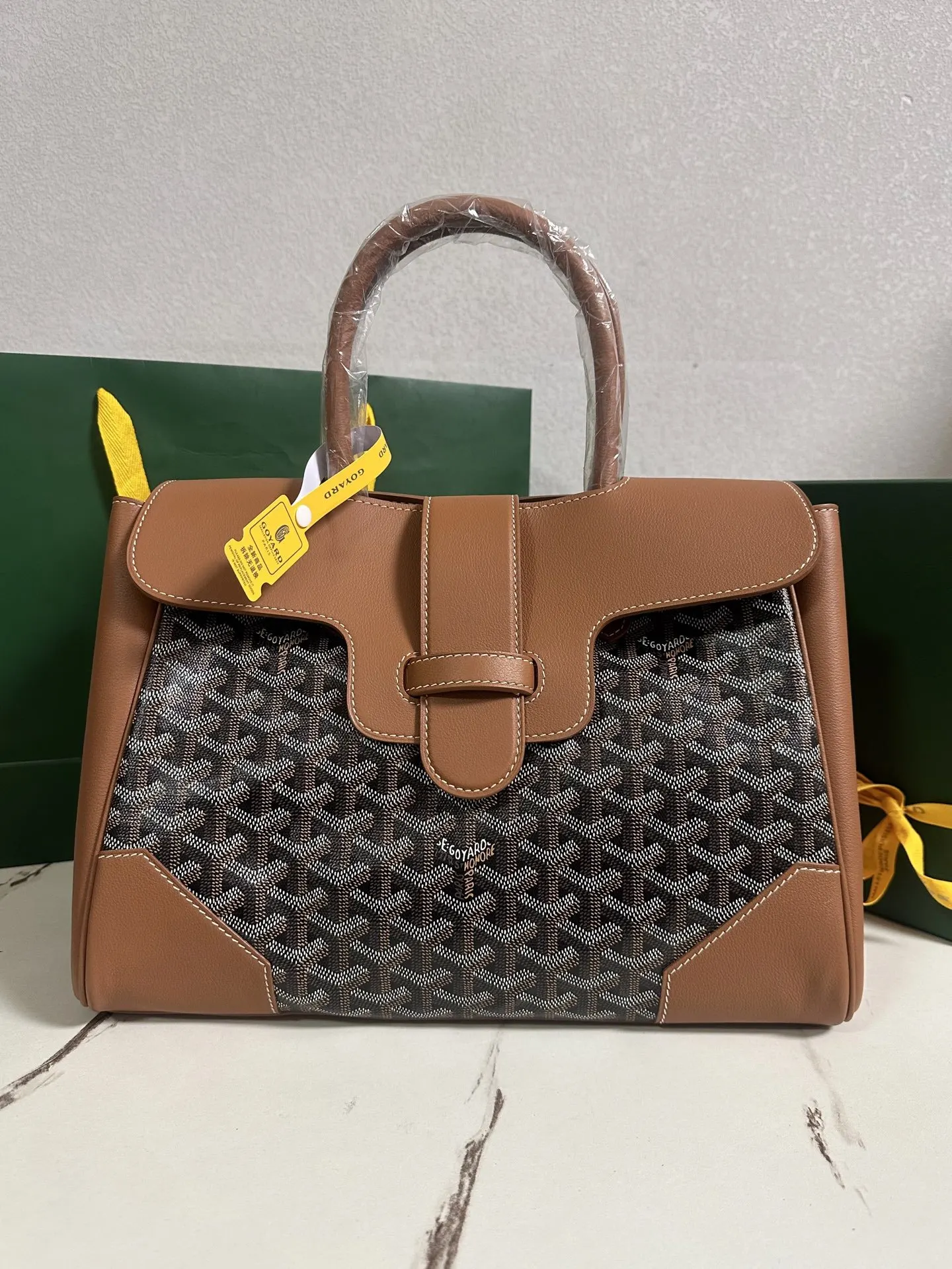 Goyard Tote Bag Leather