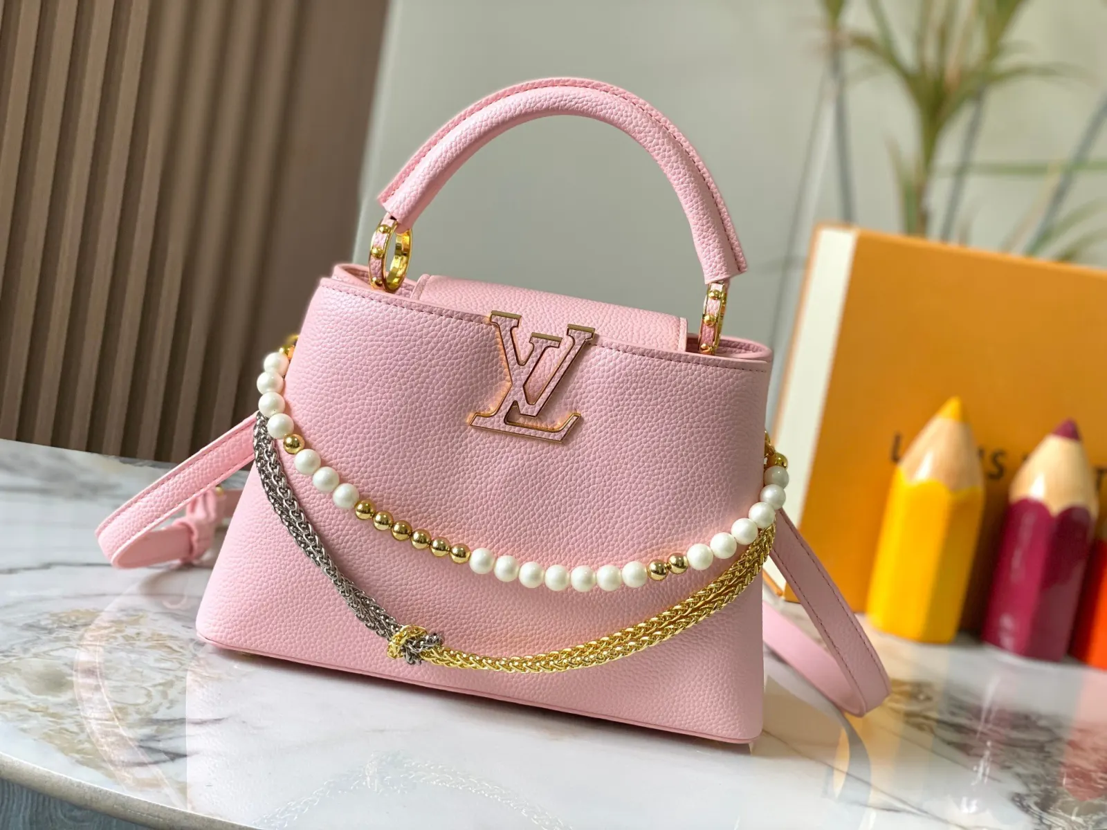 Chain Bag Leather