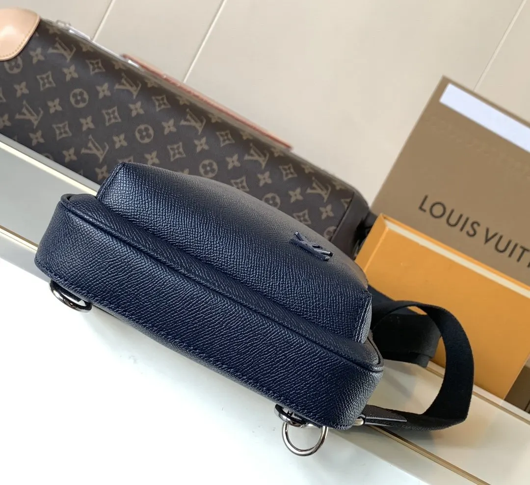 Shoulder Bag Canvas Leather