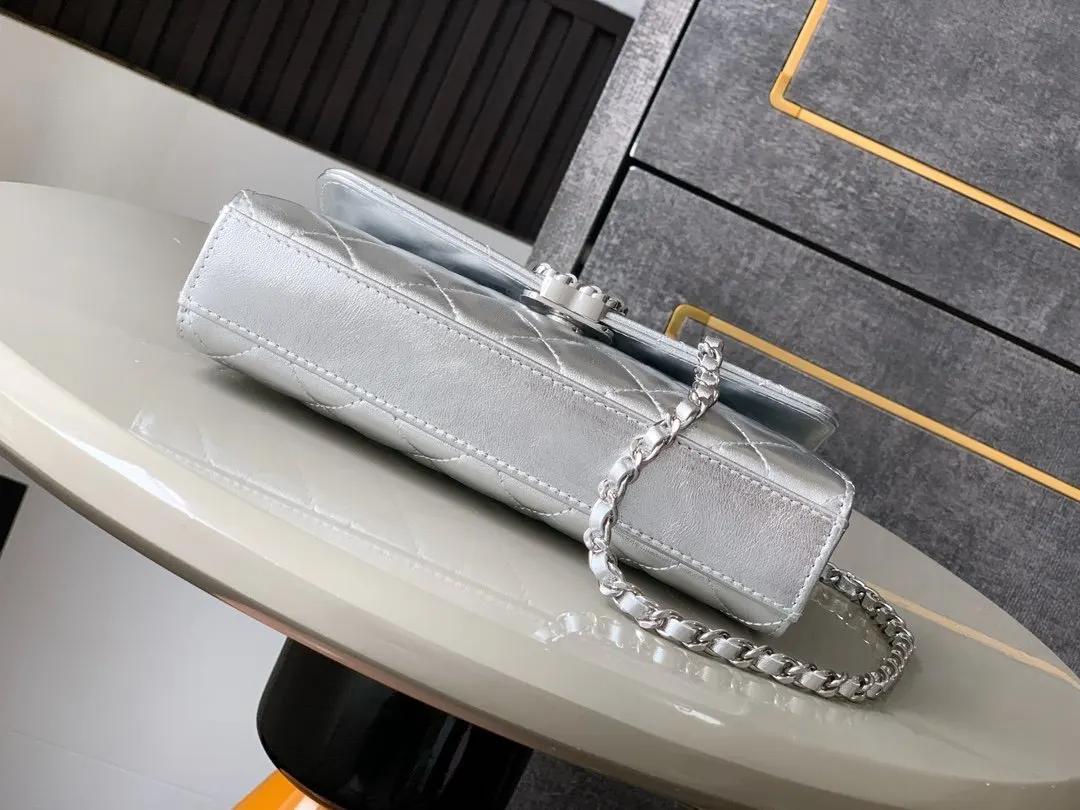Silver Shoulder Bag