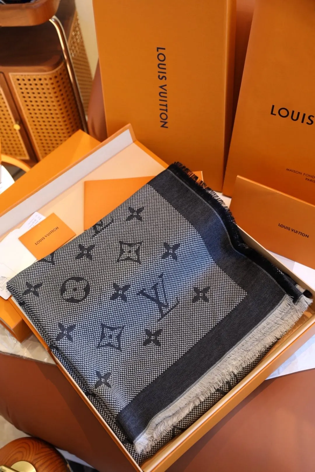 LV Mo披肩 保暖披肩款