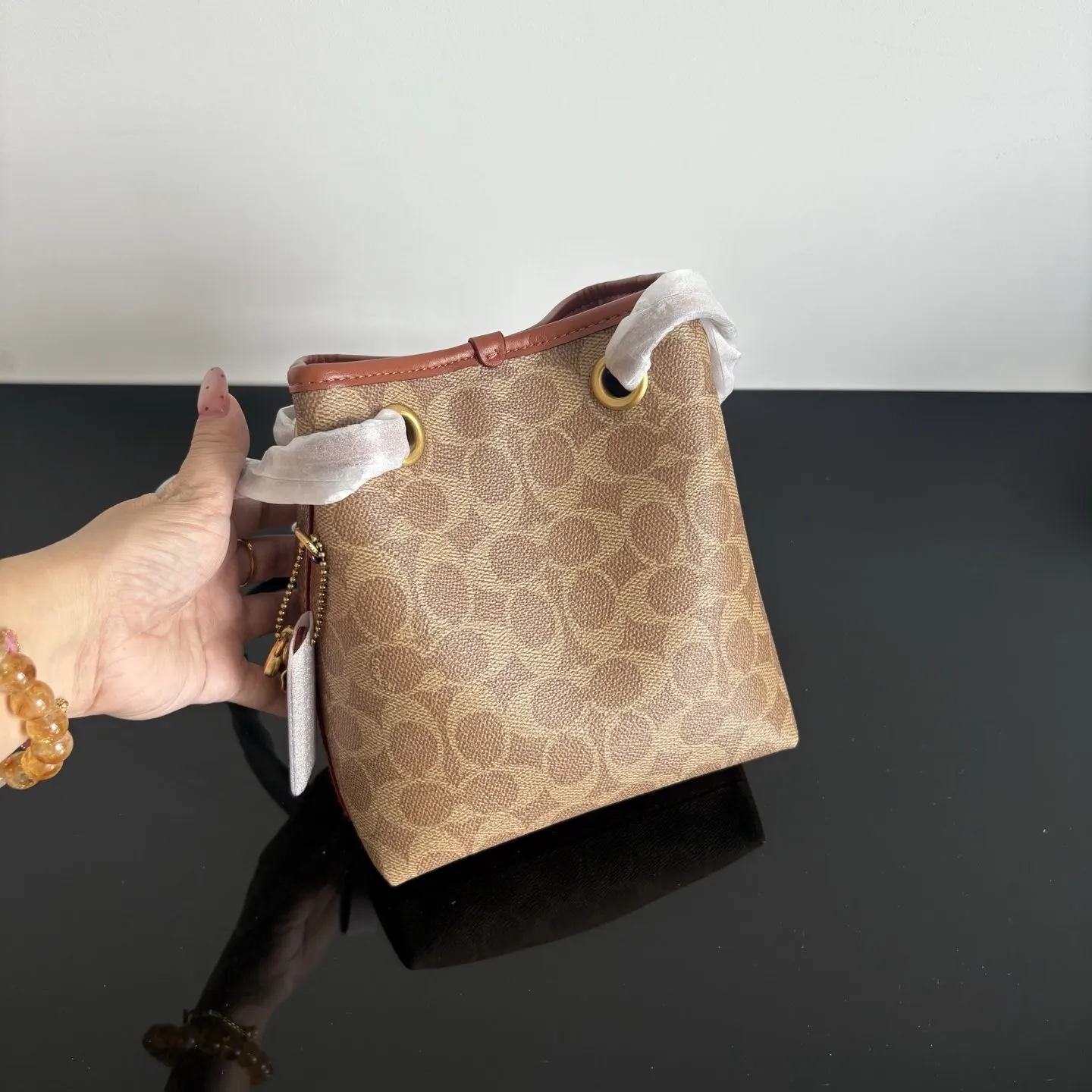 Coach 白色 奶白 鏈條包 精致鏈條款