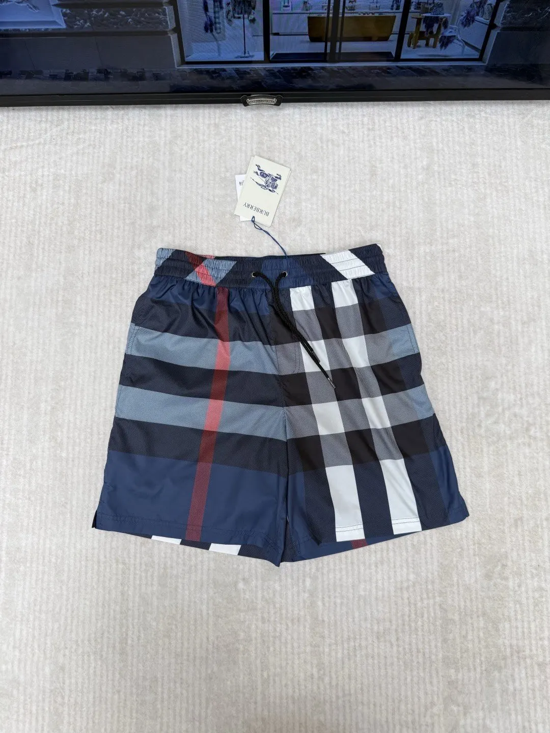 Burberry Print Shorts Loose Casual