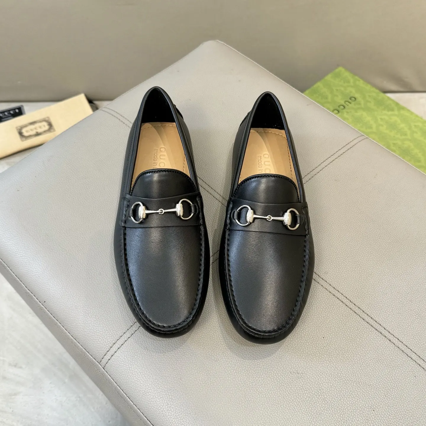Gucci Logo休閒運動鞋 百搭款 黑色