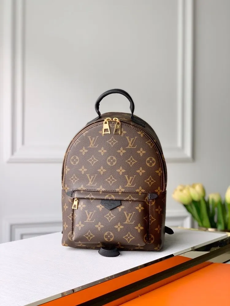 Gold Backpack Leather