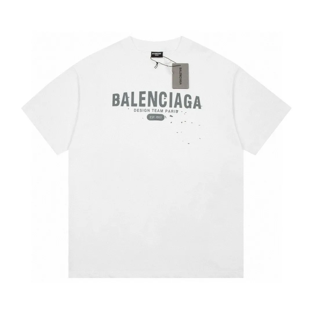 Balenciaga 白色 短袖T恤 街頭休閒款