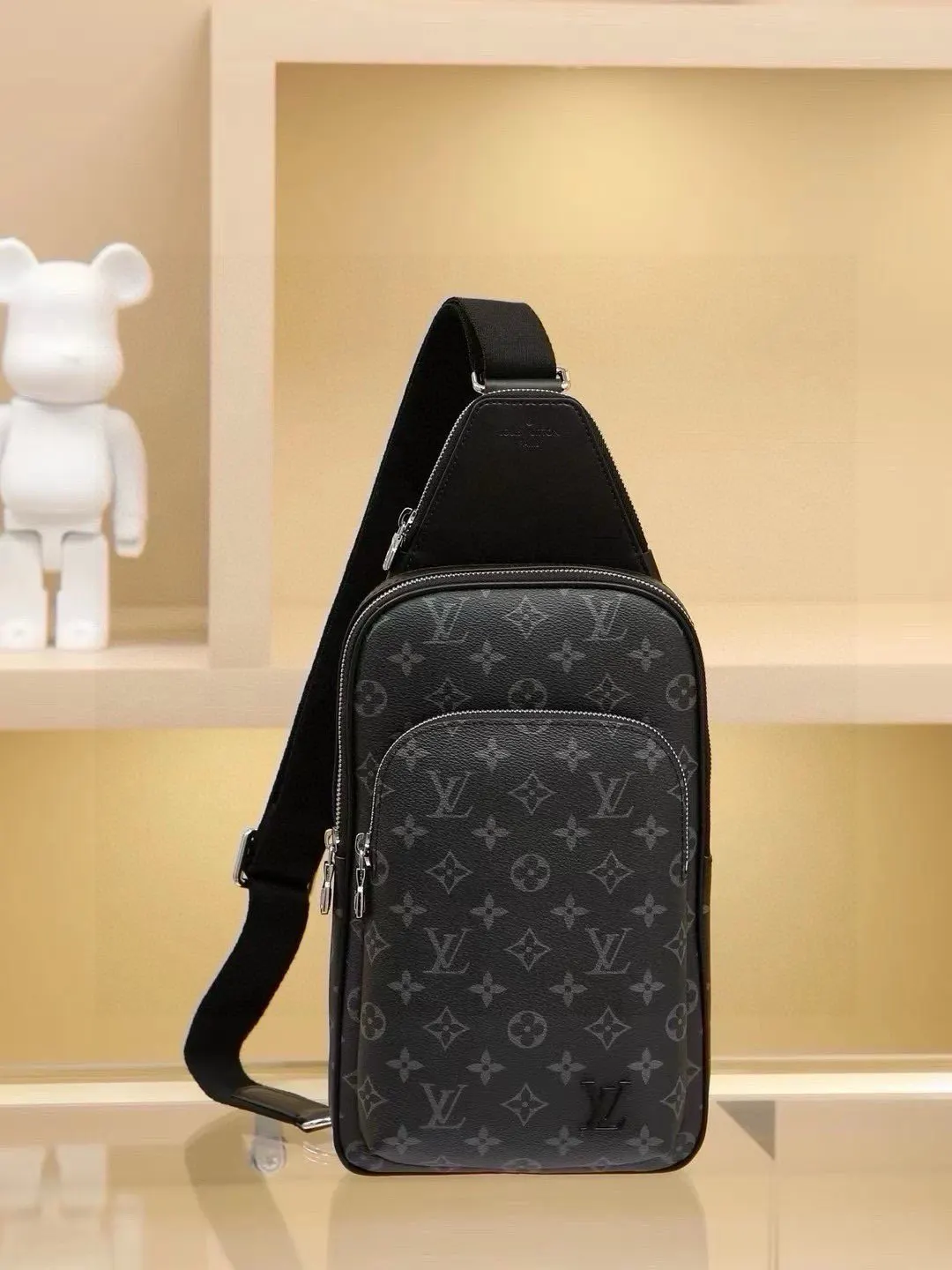 Louis Vuitton Shoulder Bag Canvas Leather