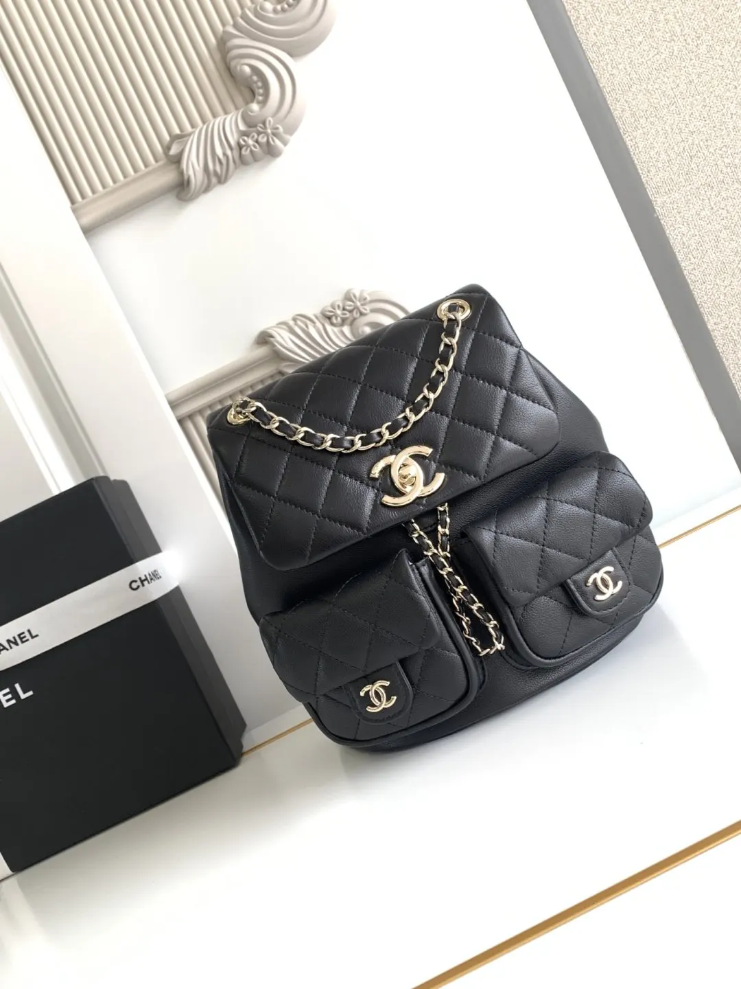 Chanel Backpack Leather