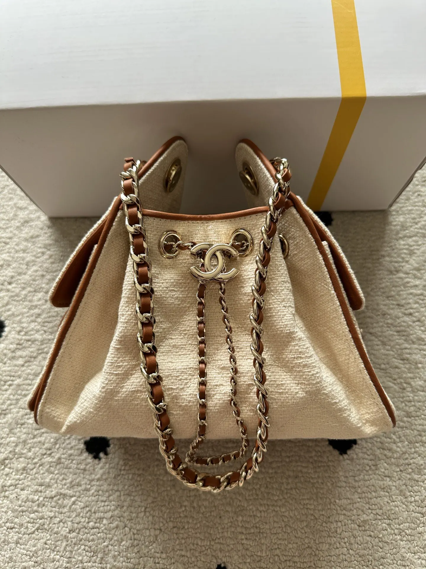 CHANEL 小牛皮 腋下包 復古腋下背款